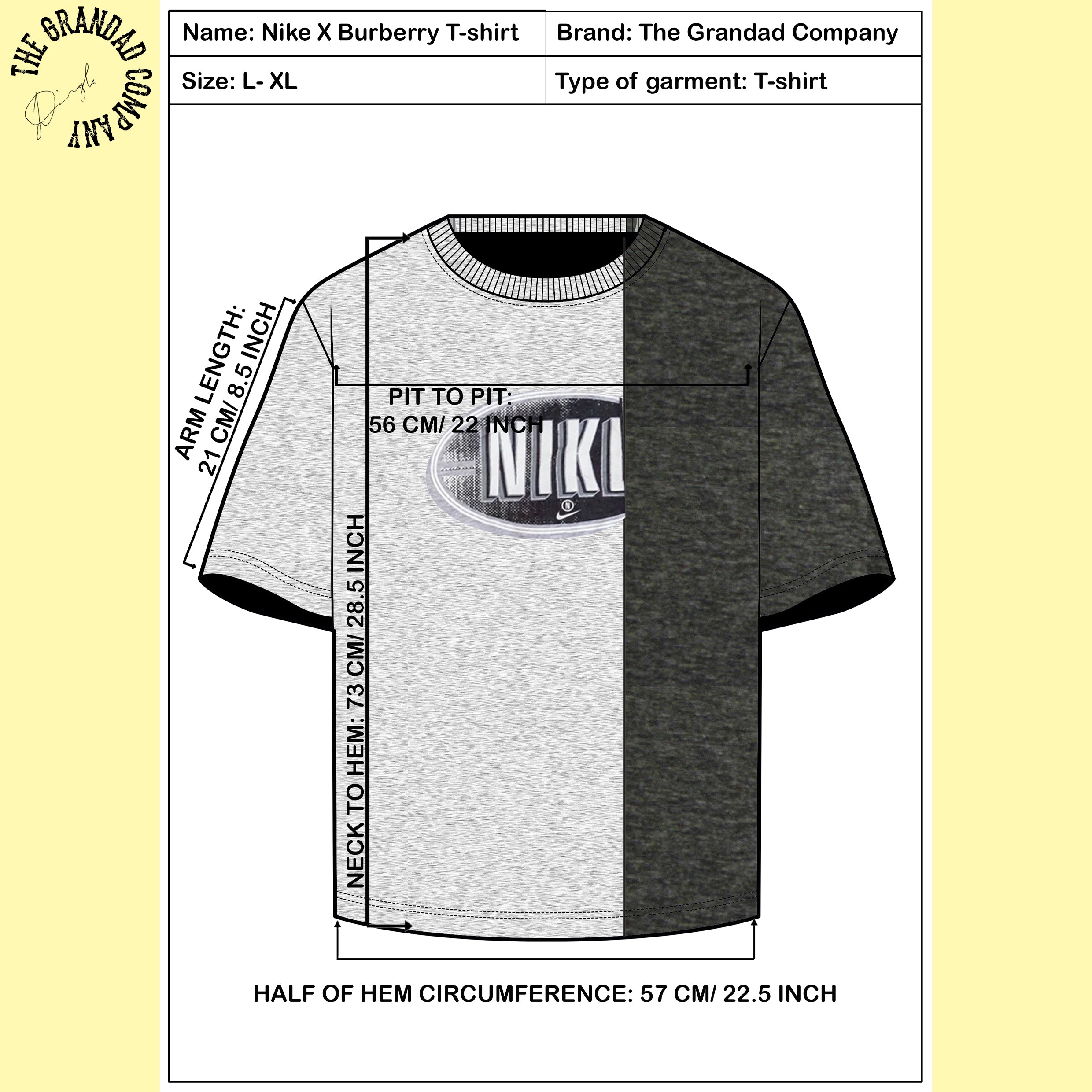 Nike X Burberry T-shirt